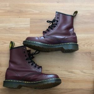 Doc martens burgundy